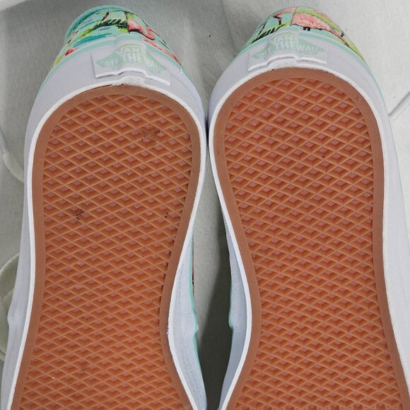Vans Ultracush Pink Flamingo Shoes Low Top Lace Up Skateboard Women's Size 8 EUC - Picture 10 of 12